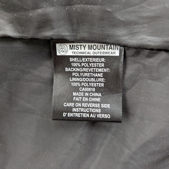 Misty Mountain purple and grey anorak shell jacket size medium - Picture 7 of 10